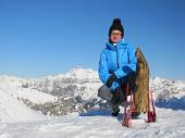 BIS DI CIME: MONTE SODADURA (2010 m.) E CIMA DI PIAZZO (2057 m.) sabato 22 gennaio 2011 - FOTOGALLERY